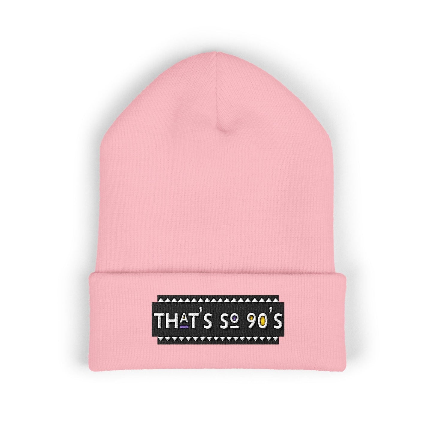 That's So 90's Cuffed Beanie (Embroidery) Printify