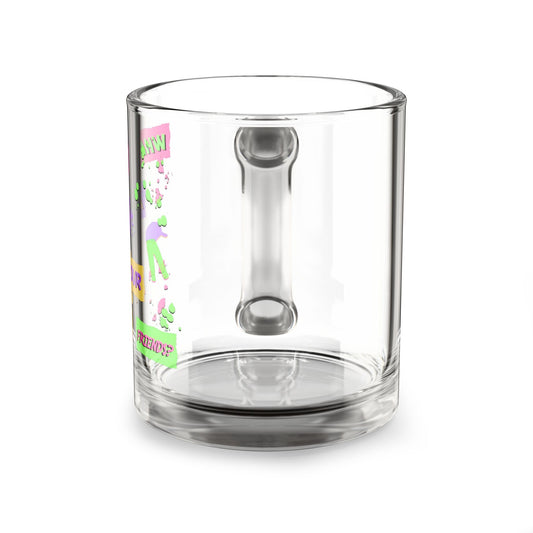 A Friendly Glass Mug, 10oz Printify