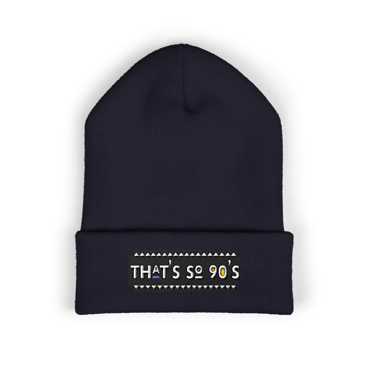 That's So 90's Cuffed Beanie (Embroidery) Printify