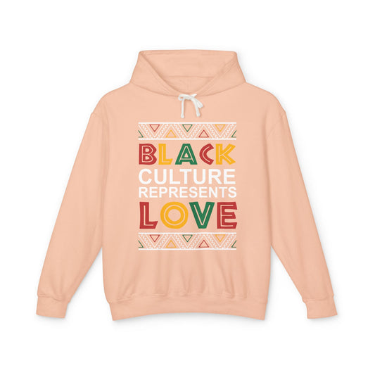 Black Culture Represents Love™ Slim Hoodie Printify