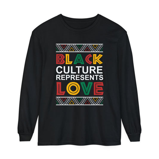 Black Culture Represents Love™ Long Sleeve Shirt