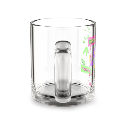 A Friendly Glass Mug, 10oz Printify