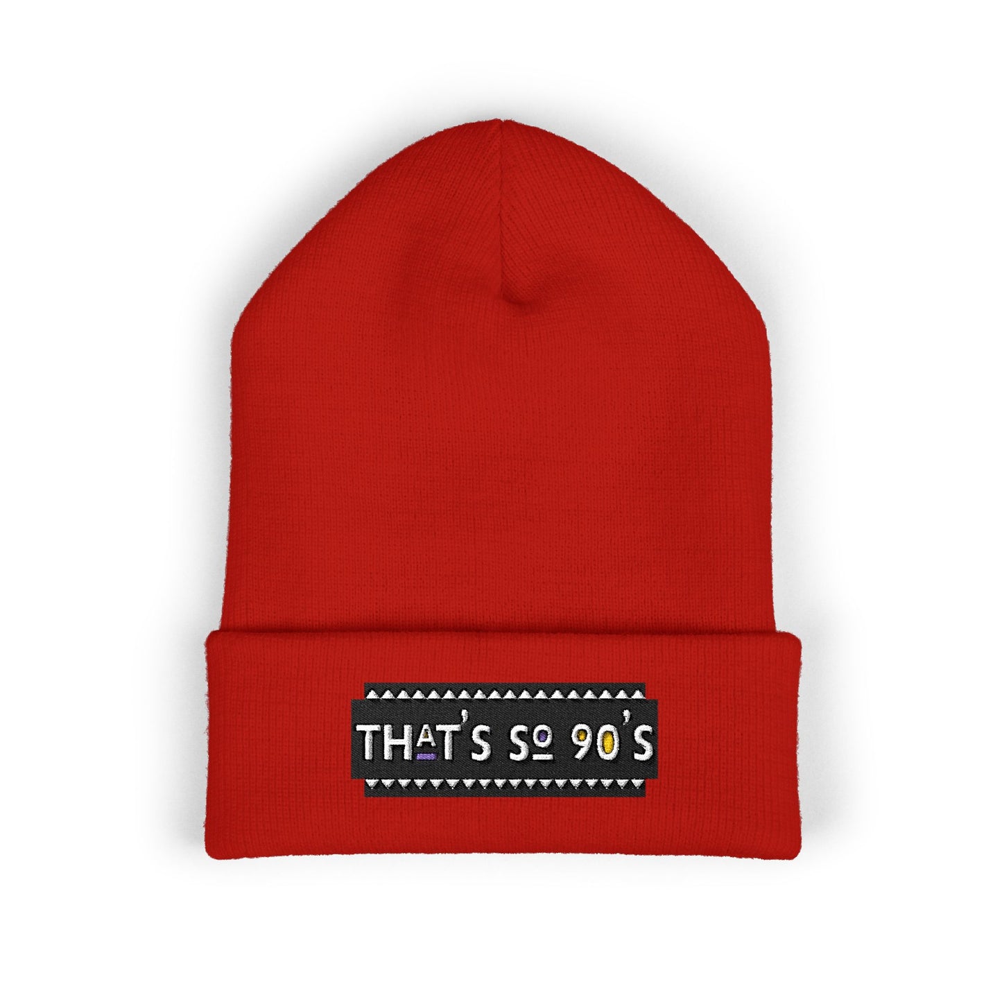 That's So 90's Cuffed Beanie (Embroidery)