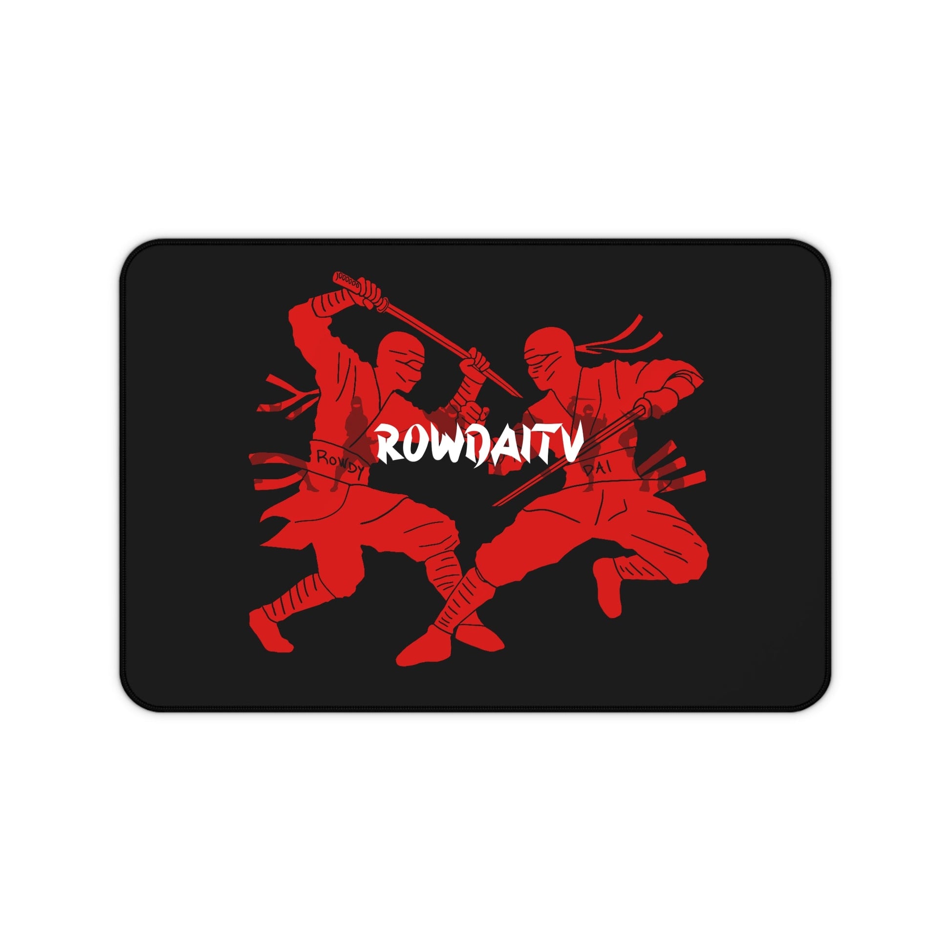 Red Ninja Desk Mat Printify