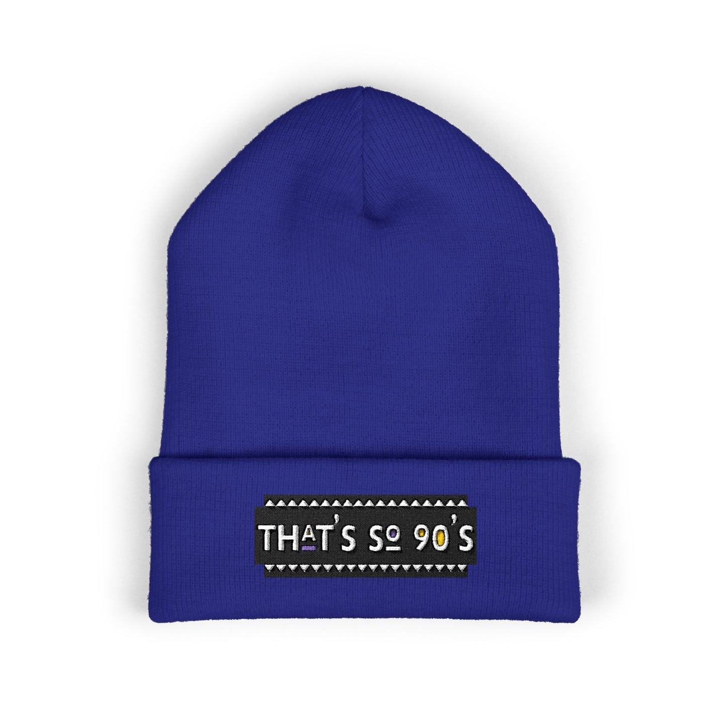 That's So 90's Cuffed Beanie (Embroidery)