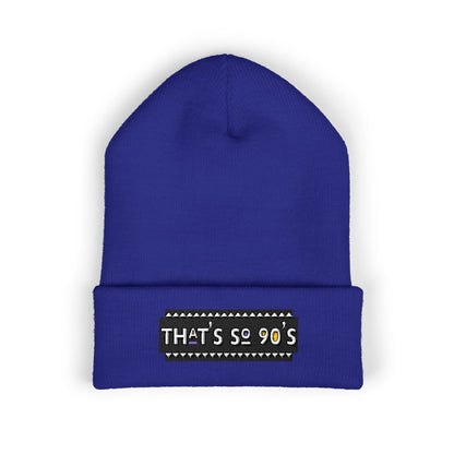 That's So 90's Cuffed Beanie (Embroidery)